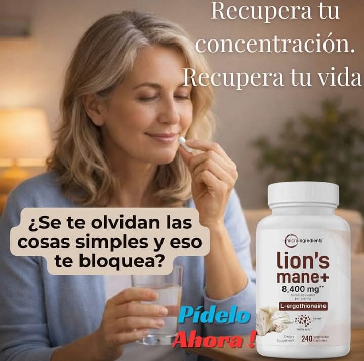 Melena de León (Lion’s Mane) – 120 cápsulas