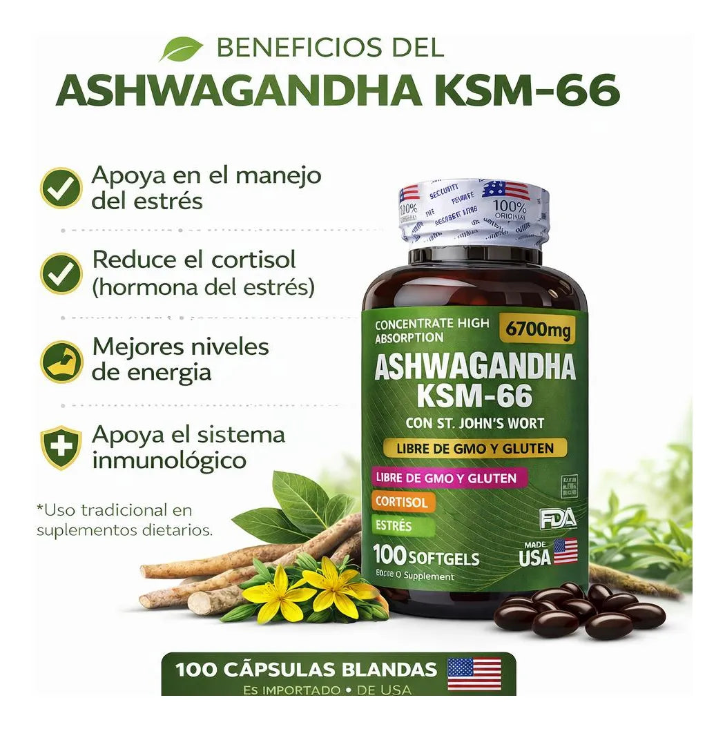 ASHWAGANDHA 100 SOFTGEL – ORIGINAL AMERICANA